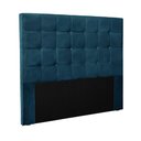 Ver imagem 1 de Cabeceira Decorativa King Size 1,95M Tropea Veludo Azul Marinho - Gran Belo