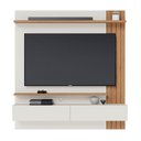 Ver mais imagens de Painel Home Suspenso para TV 65 Pol. 150cm Buriti C05 Off White Matte/Freijó - Mpozenato