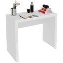Ver imagem 1 de Escrivaninha Mesa Escritorio Me4139 Branco Tecno Mobili