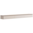 Ver imagem 1 de Rack Suspenso para Painel ou Tv até 75 Polegadas 3 Gavetas Aspen Off White Edn