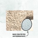 Ver imagem 5 de Kit 3 Peças Banheiro Tapete Classic Creme Pérola