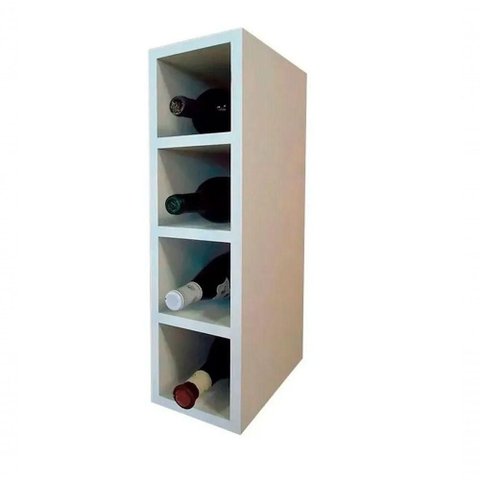 Garrafeiro Adega Nicho Mdf Porta Garrafas Branco