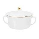 Ver imagem 4 de Baixela para Servir Sofia Ouro 8pç Porcelana Oxford