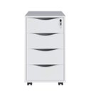 Ver mais imagens de Gaveteiro 4 Gavetas com Chave Bit Home Office Branco Artany
