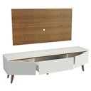 Ver imagem 6 de Rack Madesa Reims e Painel para Tv até 55 Polegadas 2 Portas e 1 Gaveta