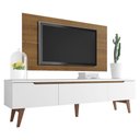 Ver imagem 3 de Rack Madesa Reims e Painel para Tv até 55 Polegadas 2 Portas e 1 Gaveta