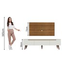 Ver imagem 7 de Rack Madesa Reims e Painel para Tv até 55 Polegadas 2 Portas e 1 Gaveta