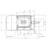 Motofreio Trifásico Weg 220/380/440v Ir3 Premium 1cv 4 Polos Flange C-din (b34d) W22 - 4