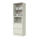 Ver imagem 5 de Torre Quente para 1 Forno com 2 Portas e 2 Gavetas MDF Fineze Bege/Areia