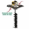 Perfurador de Solo Buffalo 52cc 2T Broca 200mm Duplo Botão Stop 60251 - 4
