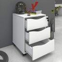 Ver imagem 3 de Gaveteiro 3 Gavetas com Chave Face Home Office