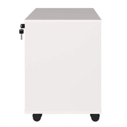 Gaveteiro 3 Gavetas com Chave Face Home Office - 11