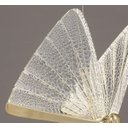 Ver imagem 4 de Lustre Pendente Borboleta Cristal Dourado Led 3w 3000k Bivolt