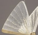Ver imagem 4 de Lustre Pendente Borboleta Cristal Dourado Led 3w 3000k Bivolt