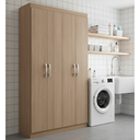 Ver imagem 1 de Armário Multiuso 4 Portas 8 Prateleiras Milão Espresso Móveis