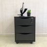 Gaveteiro 3 Gavetas com Chave Face Home Office - 19