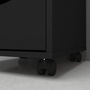 Ver imagem 7 de Gaveteiro 3 Gavetas com Chave Face Home Office Preto Artany