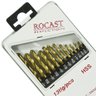 Jogo de Brocas com Titânio - 1/16 a 1/4 - com 13 Peças - 137,0060 - Rocast - 2