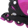 Kit Patins Inline Radical com Luva, Capacete, Joelheira e Cotoveleira Rosa P (29-32) Bel - 7