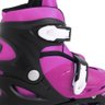 Kit Patins Inline Radical com Luva, Capacete, Joelheira e Cotoveleira Rosa P (29-32) Bel - 10