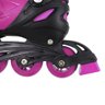 Kit Patins Inline Radical com Luva, Capacete, Joelheira e Cotoveleira Rosa P (29-32) Bel - 8