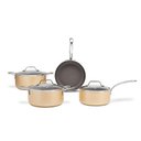 Ver imagem 1 de Conjunto de Panelas Brinox 4 Peças com Fundo de Indução Ceramic Life Coast