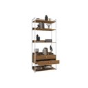 Ver imagem 3 de Estante p/ Quarto Casal LI049 Industrial 2GAVS Branco Kappesberg