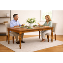 Ver imagem 6 de Mesa de Jantar ou Cozinha 160cm em Madeira Maciça com Gaveta e Pés Torneados – Made Wood