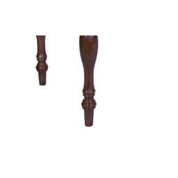 Mesa de Jantar Wood com Gaveta e Pés Torneados Madeira Maciça 160cm de Comprimento X 90cm de Largura - 4