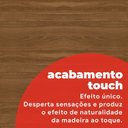 Ver imagem 6 de Escrivaninha Mesa Escritório Vitória 1 Gaveta 1 Porta 120cm Amêndola Touch Marrom