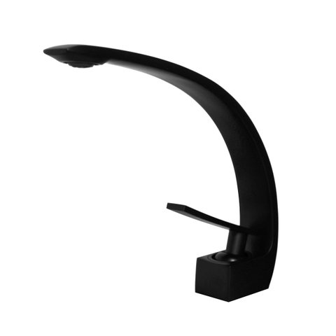 Torneira Monocomando de Luxo para Pia Lavabo Half Moon - Preta