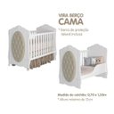 Ver imagem 4 de Berço Mini Cama com Capitonê Amor Espresso Móveis