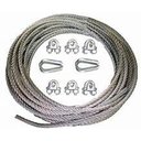 Ver imagem 1 de Cabo de Aço Galvanizado 8 Mm com 20 Metros, para Linha de Vida em Escada de Marinheiro