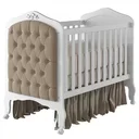 Ver imagem 2 de Berço Mini Cama com Capitonê Alegria Espresso Móveis