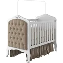 Ver mais imagens de Berço Mini Cama com Capitonê Alegria Espresso Móveis