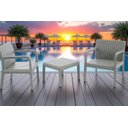 Ver imagem 4 de Conjunto para Área Externa Maldivas com 2 Poltronas, 1 Mesa - Cinza Claro