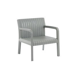 Conjunto para Área Externa Maldivas com 2 Poltronas, 1 Mesa - Cinza Claro - 2