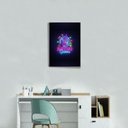 Ver imagem 1 de Quadro Decorativo Retro Games com Moldura Filete