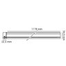 Lâmpada Linea T5 18w 1200mm Plug Cabo Conector Branco Frio - 3