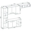 Ver imagem 3 de Cozinha Compacta 4 Peças 5 Portas Anabela Yescasa