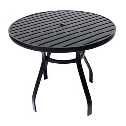 Jogo Conjunto de Mesa Alumínio 1,00m 4 Cadeiras Piscina Jardim Jantar - 2