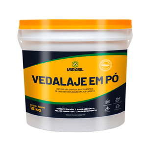 Impermeabilizante Vedalaje em Pó 15kg Hidrofóbico Vbrasil