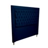 Cabeceira + Recamier Modelo Bia Tamanho 90cm Solteiro:azul Marinho - 3