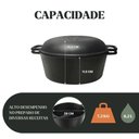 Ver imagem 3 de Panela Forno Holandes Mg 28 Cm 8,2 L em Ferro Fundido Panela Mineira
