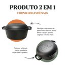 Ver imagem 4 de Panela Forno Holandes Mg 28 Cm 8,2 L em Ferro Fundido Panela Mineira
