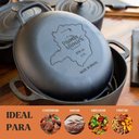 Ver imagem 7 de Panela Forno Holandes Mg 28 Cm 8,2 L em Ferro Fundido Panela Mineira