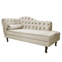 Ver imagem 5 de Kit Diva Recamier Diana 185cm Lado Direito e 01 Poltrona Classic Linho - Doce Sonho Móveis RECAMIER
