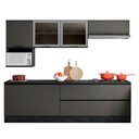 Ver imagem 2 de Cozinha Completa Etna 7 Peças Balcão Cooktop Poliman Móveis