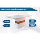 Ver imagem 5 de Conjunto Mesa Ágata 6 Lugares Tampo MDF Capuccino e Suede Creme 180cm Rufato