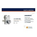 Ver imagem 3 de Fechadura Pivotante Rolete Trinco Porta Vidro Inox Blindex